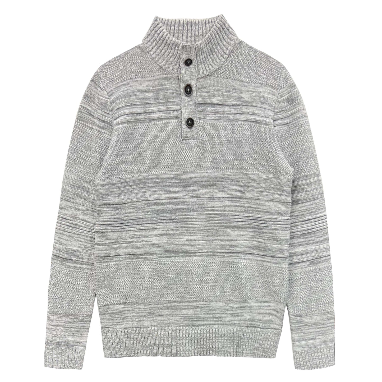 MEN'S COTTON TEXTURED SWEATER