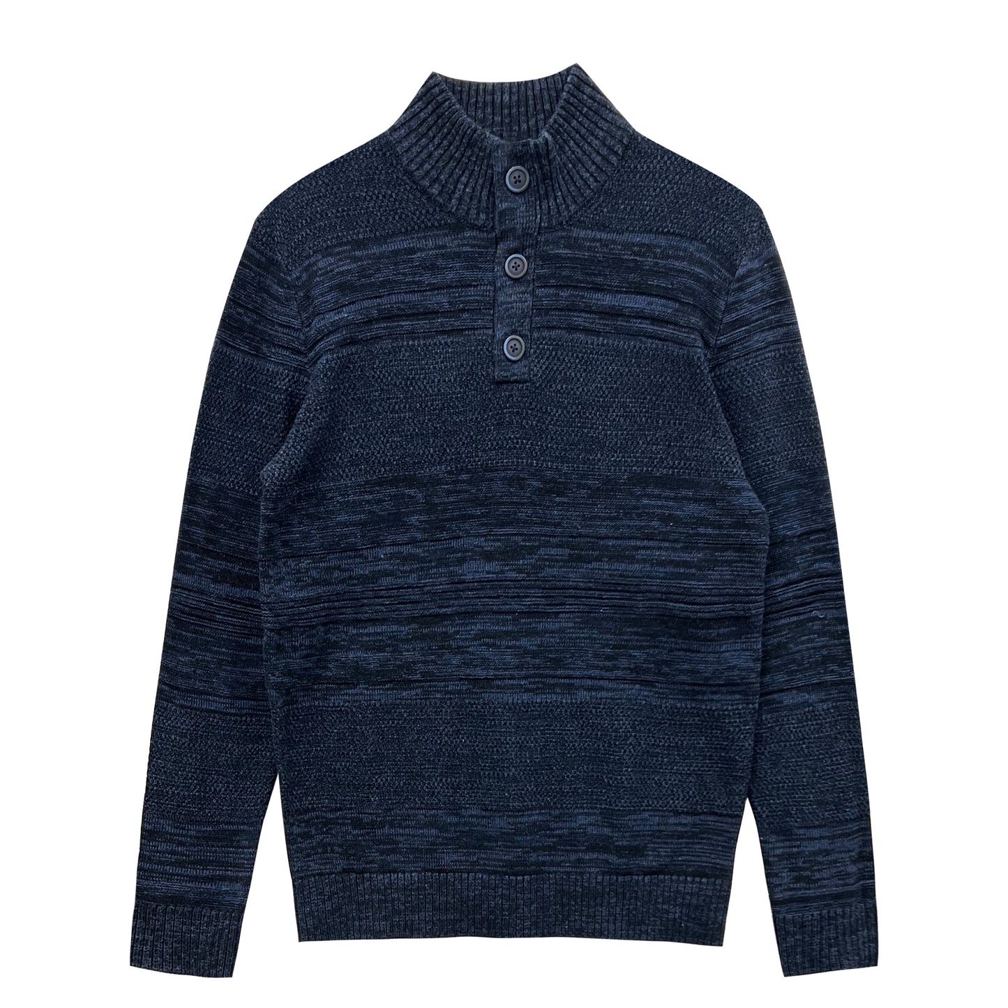 MEN'S COTTON TEXTURED SWEATER