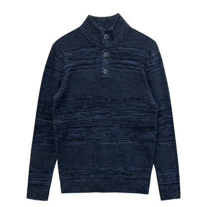 MEN'S COTTON TEXTURED SWEATER