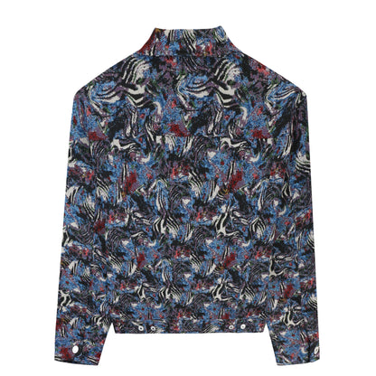 Indigo Vintage Print Jacket